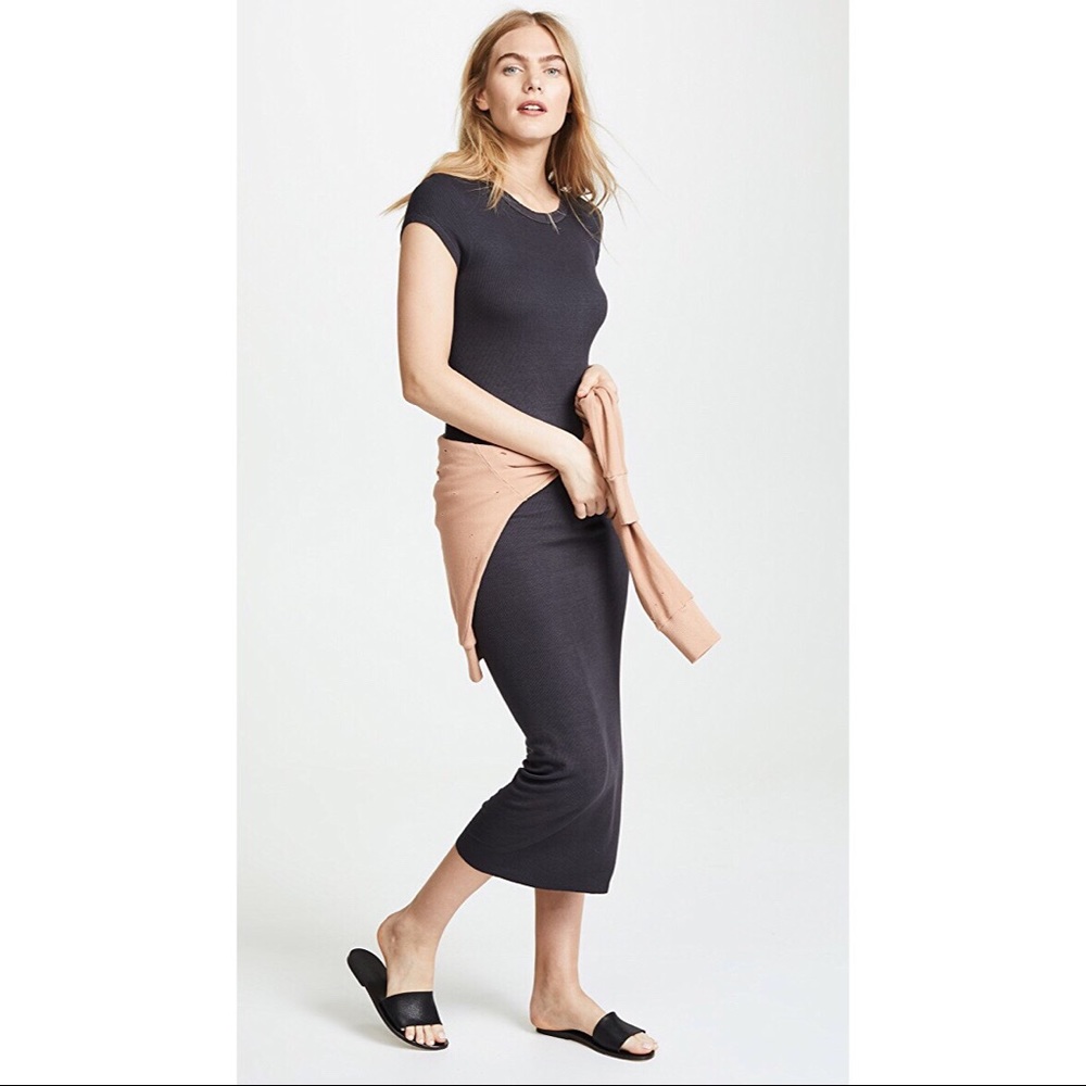 Enza Costa Ribbed Midi Dress - Worn Once!